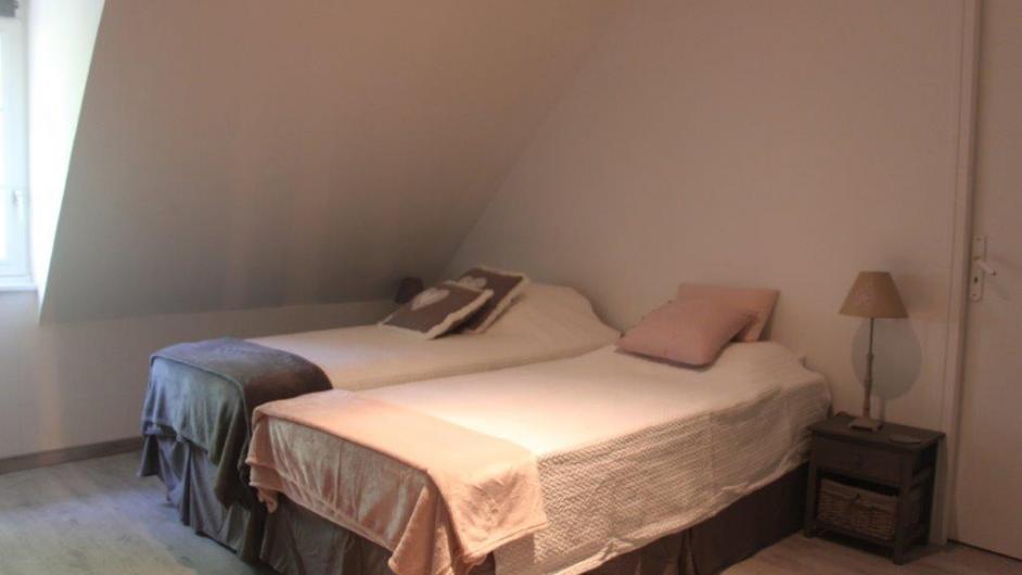 Gîte La Charretterie - lits simples - chambre 2 personnes - Les Authieux-sur-Calonne - Normandie - Calvados