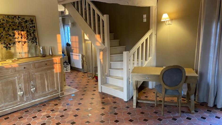 Gîte La Longère de Mathilde - entrée - Manneville-la-Pipard - Pays d'Auge - Calvados - Normandie