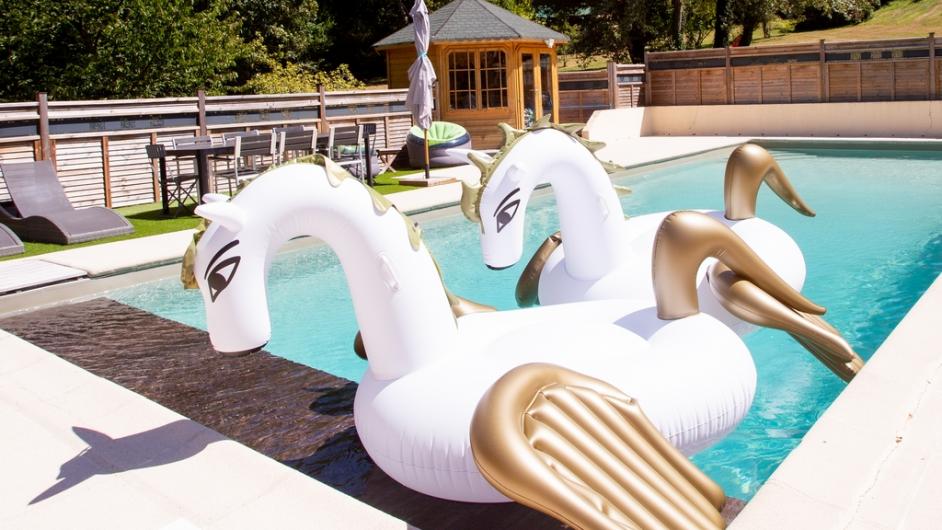 Gîte La Moutinière - chaumière - piscine - Manerbe - Pays d'Auge - Calvados - Normandie