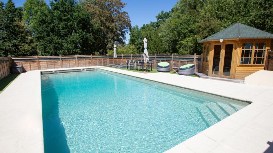 Gîte La Moutinière - chaumière - piscine - Manerbe - Pays d'Auge - Calvados - Normandie