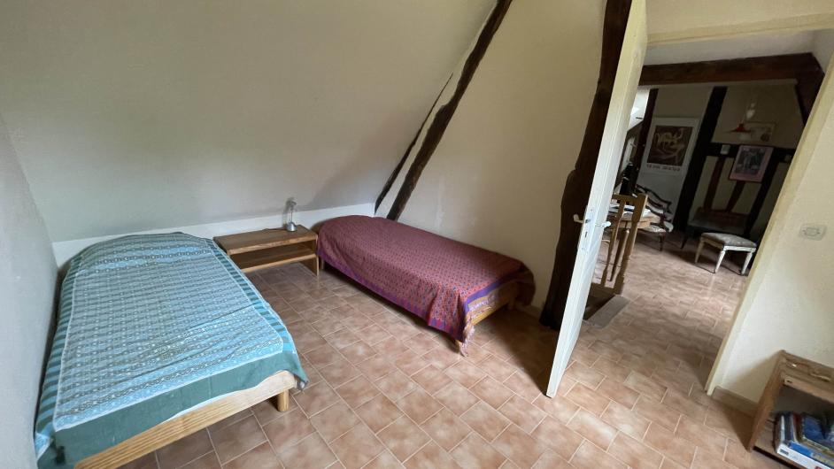 Location le Cèdre Bleu chambre maison colombage Pays d'Auge Normandie