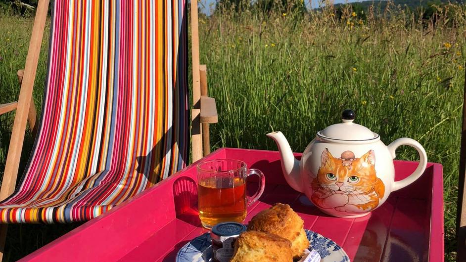 Le Chat Perché Country Pub - Saint-Julien-sur-Calonne - terrasse - salon de thé