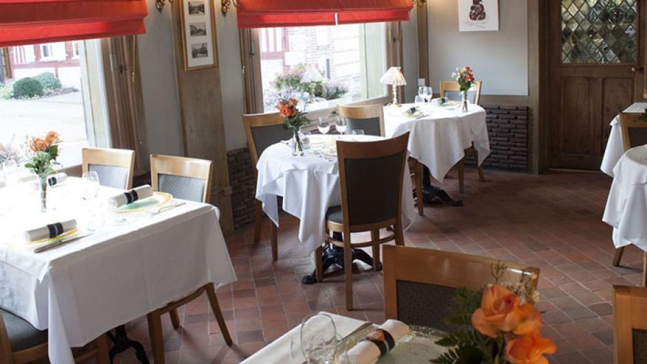 Le Dauphin - salle restaurant gastronomique - le Breuil-en-Auge - Terre d'Auge - Pays d'Auge - Calvados - Normandie