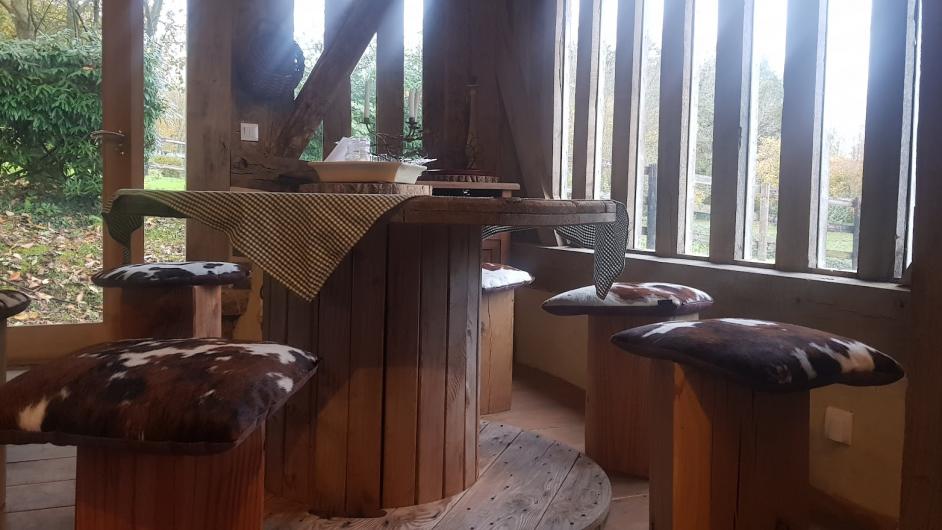 Gîte Le Manoir de la Porte - salle à manger - Les Authieux-sur-Calonne - Pays d'Auge - Calvados - Normandie