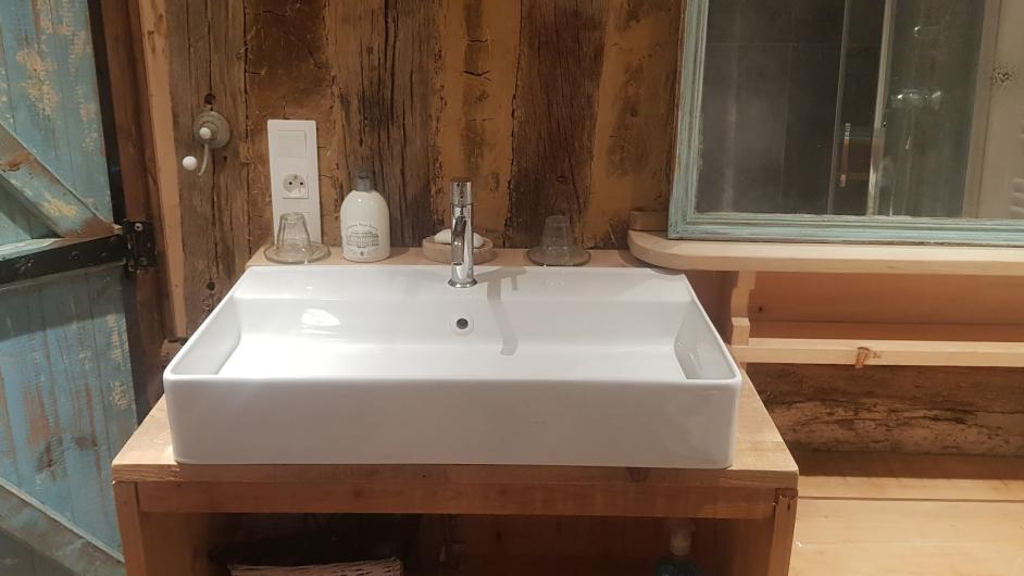 Gîte Le Manoir de la Porte - salle de bain - Les Authieux-sur-Calonne - Pays d'Auge - Calvados - Normandie