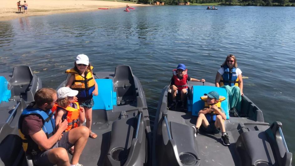 Lac Terre d'Auge - pédalo - activité nautique - famille - Pont l'Evêque