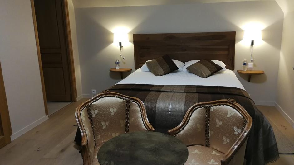 Les chambres de l'Auberge du vieux tour - chaumière - chambre - maison normande - Canapville - Normandie - Calvados 