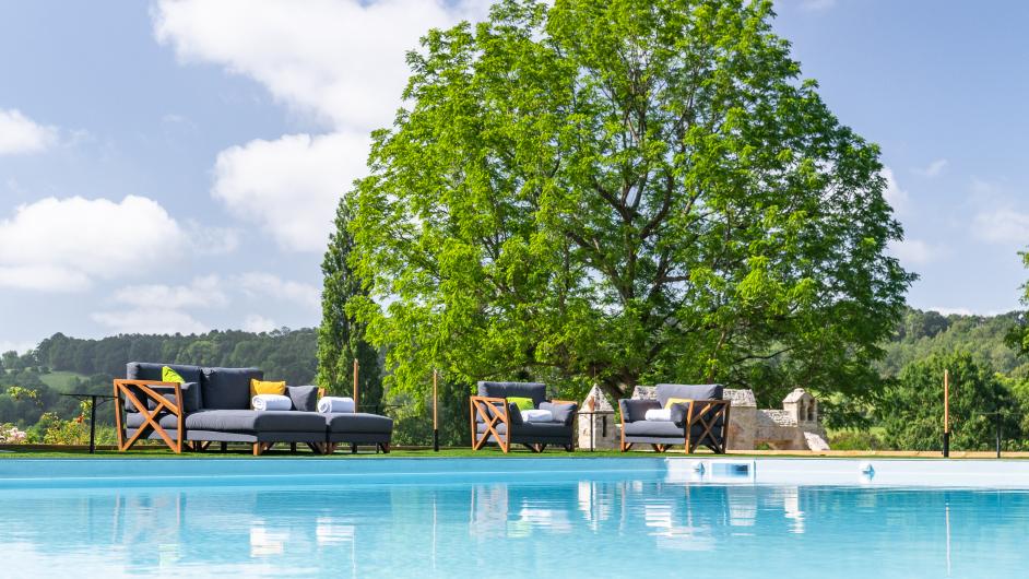 Les Jardins de Coppélia - piscine - Hôtel restaurant - Pennedepie