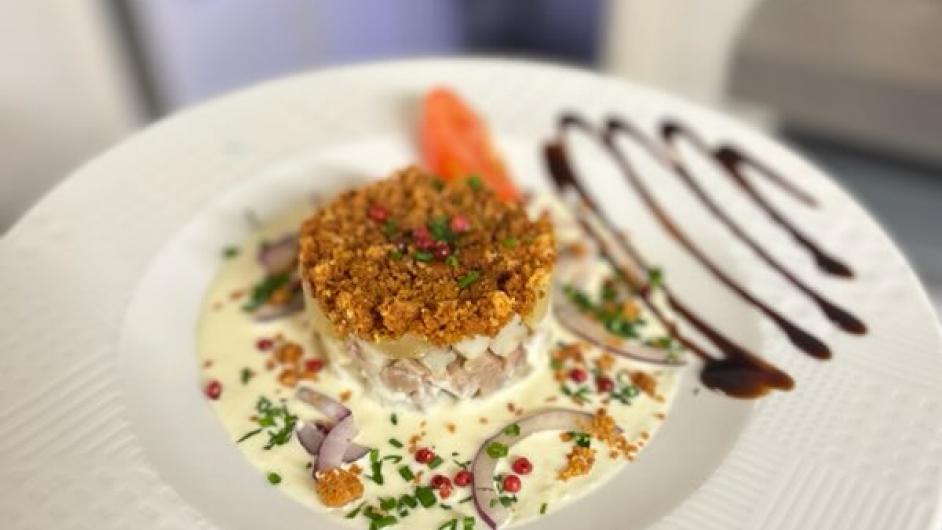 Plat auberge des Dominicaines Pont-l'Evêque