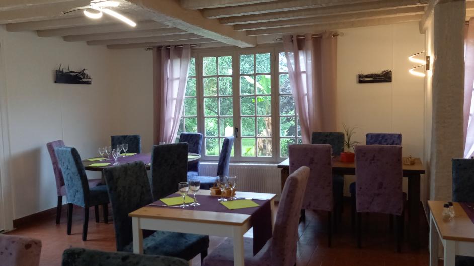 Salle restaurant Auberge Saint-Martin - Surville - Pays d'Auge - Calvados - Normandie