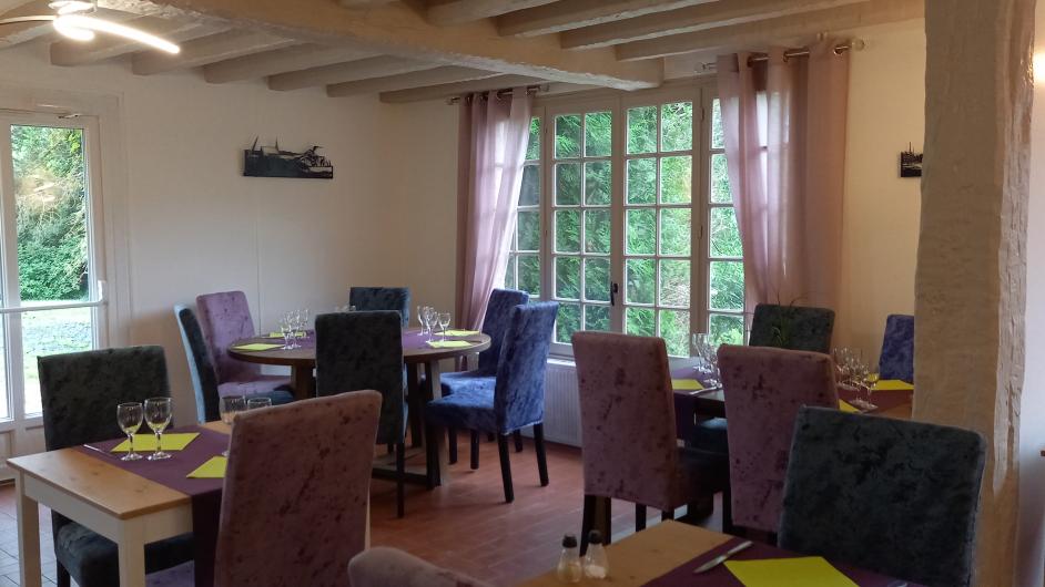 Salle restaurant Auberge Saint-Martin - Surville - Pays d'Auge - Calvados - Normandie