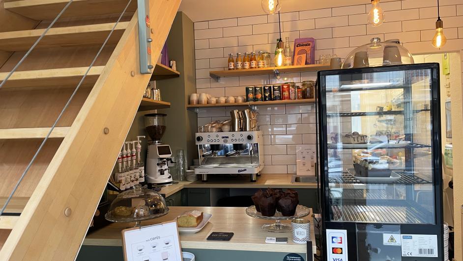 Bar comptoir WOM Coffee Shop Pont-l'Evêque